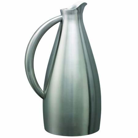 SERVICE IDEAS Altus Series Water Pitcher, Stainless Steel, 2 Liter, Brushed Stainless ALTUWPBS